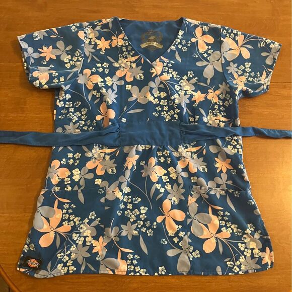 Dickie’s scrub top black label - Picture 1 of 5